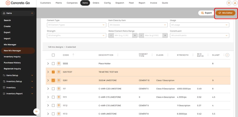 Mix Manager Screenshot