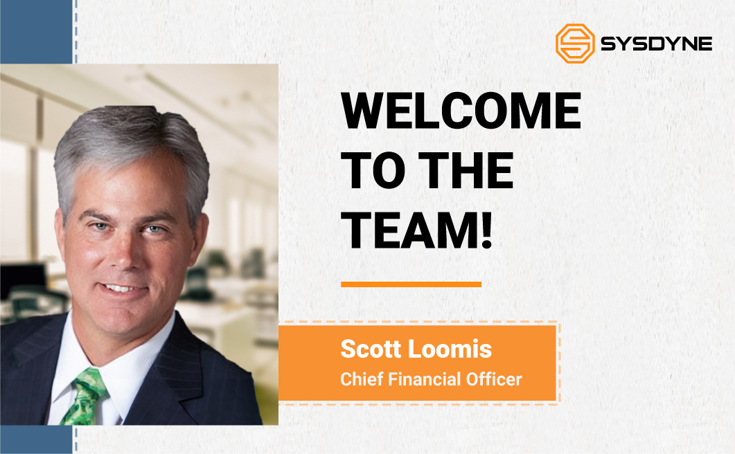 Sysdyne Technologies Expands Leadership Team Appointing Scott Loomis as